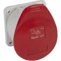 Legrand Einbausteckdose 400V 32A 5P IP44 P17 - 058059
