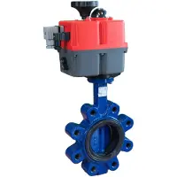 Tameson Elektrische Absperrklappe DN32 24-240V AC/DC Lug GGG40 FKM J+J