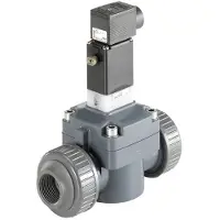 Burkert Magnetventil G1/2'' NC PVC EPDM 0.5-6bar/7-87psi 24VDC 0142 76903