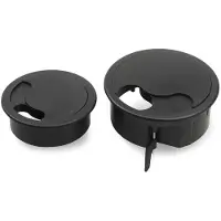 Ocs Fliesendurchgang ABS 102mm Schwarz - 58.80.007