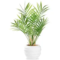 OEM Tropische Kunstpalm, 15,7 Zoll, Grün, Dekorative Pflanze für Schlafzimmer, Büros, Gärten, Hochzeiten, Feiern
