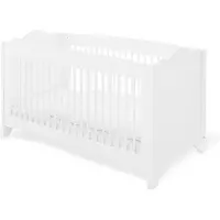 Markenlos Kinderbett Pino - Massivholz, umbaubar - 148 cm x 79 cm x 86 cm