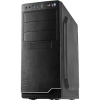 Inter-Tech IT-5916, Tower, PC, Schwarz, ATX, micro ATX, 14,5 cm, 35,5 cm