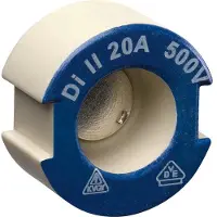 Hager E27 Keramische Messschraube 20A 500V DII Blau - LE27P20 [10 Stück]