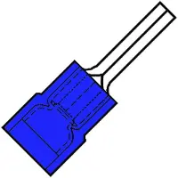 Klemko Isolierte Stiftklemme M9 Blau Nylon 1.5-2.5mm² - 156656 [100 Stück]