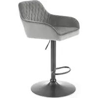 Halmar Barhocker H-103 - Grauschwarz
