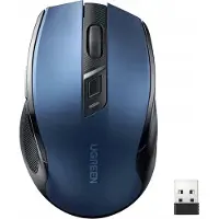 UGREEN Optische kabellose USB-Maus 2,4 GHz 4000 DPI - Blau
