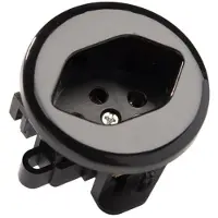 Kaiser Martin Steckdose Typ 13 10 Ampere 250V IP20 Schwarz - 493/sw [40 Stück]