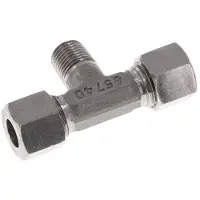 Tameson 10L & R1/4'' T-Stück aus Edelstahl mit Außengewinde 315 bar ISO 8434-1