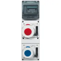 Legrand Einbau-Steckdose 230V 16A 3P IP55 mit Verriegelungsfunktion - 057320