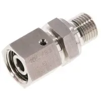 Tameson 10L & G1/4'' Edelstahl-Drehgelenk mit Außengewinde 315 bar FKM O-Ring-Dichtkonus Einstellbar ISO 8434-1