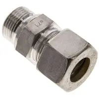 Tameson 20S & M27x2 Edelstahlverschraubung mit Außengewinde 250 bar FKM ISO 8434-1