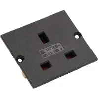 Kaiser Martin Einbaubuchse Typ G IP20 Schwarz - 495/sw [50 Stück]
