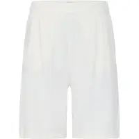 Oxmo Leinenhose "Leinenhose OXNInna Linen Mix Bermuda", Damen, Gr. 38, N-Gr, beige (marshmallow), Obermaterial: 80% Viskose LENZING LenzingCV. 20% Leinen LI., Hosen Leinenhose