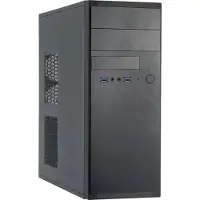 Chieftec HQ-01B-OP, Midi Tower, PC, Schwarz, ATX, micro ATX, SECC, 12 cm