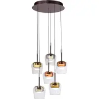 Q-SMART-HOME Paul Neuhaus Smart-LED-Hängelampe Q-Kon multicolor 6-flammig
