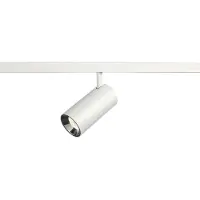 SLV 1006752 NUMINOS S, 48V Spot, rund, 4000 K, 16 W, DALI 2, 20°, matt weiß / glänzend chrom