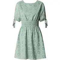 Pepe Jeans für Damen. PL9537792 Chiara grünes Kleid (S), Lässig, Baumwolle, Kurzarm
