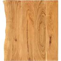 Syfax Badezimmer-Waschtischplatte Massivholz Akazie 80x52x3,8 cm