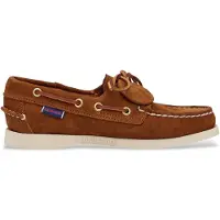 Sebago für Damen. 77131JW Portland Artisan Ox Leder Slipper braun (37), Wohnung, Schnürsenkel, Lässig