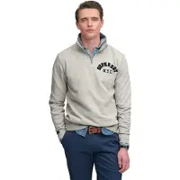 Superdry für Herren. M2014478A Vintage Athletic Half Zip Sweatshirt grau (XL), Lässig, Baumwolle