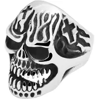 Akzent Fingerring "Kendall, langlebig" Gr. 76, silberfarbig12, Fingerringe, Herren, 76, Edelstahl, Fingerring