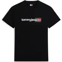 Tommy Hilfiger T-Shirt Entry Dna DM0DM23406 Schwarz Regular Fit