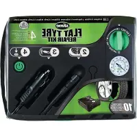 OEM Reparaturset für Reifenpannen - Notfallkit mit Reifenkit - Reifenpumpe für Autos und Fahrzeuge - schnelle Reparatur in 10 Minuten