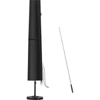 OEM Wasserdichtes Parabolhoes für außen - Outdoor-Parasolabdeckung - 190 x 30/50 cm - schwarz/weiß
