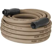 OEM Gartenschlauch mit Drehgriff - Trinkwassersicher - 50 Fuß - Braun