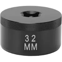 Gistuch 32 mm Fahrradgabel-Topcap-Steckschlüssel-Werkzeug, Metall, 3/8 Zoll Ratschenantrieb, Schnittstelle, Ersatz für Fox 36 38 40 Serie