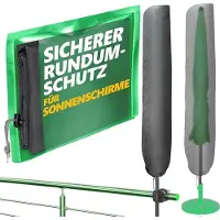 OEM Schirmabdeckung für runde und viereckige Sonnenschirme bis 200 cm - wasserdicht und UV-resistent
