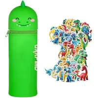 OEM Kawaii 2-in-1 Etui für Mädchen und Jungen - zarter Silikon-Koffer - Etui, Aufbewahrungskoffer, Tierhalter