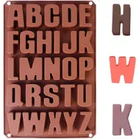 JMXZ Azomor Silikonbackform für kreatives Backen mit 3D-Alphabetbuchstaben