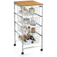 OEM Flexibele en compacte vierwielige serveerwagen