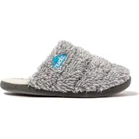 Nuvola . Hausschuhe Herren Damen rutschfester Sohle warm gepolstert bequem grau 34/35 EU - UNZOC