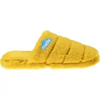 Nuvola . Hausschuhe Herren Damen rutschfester Sohle warm gepolstert bequem senf 34/35 EU - UNZBEE