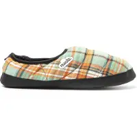 Nuvola . Hausschuhe Herren Damen rutschfester Sohle warm gepolstert bequem orange grün 46/47 EU - UNCLSOT