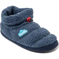 Nuvola . Hausschuhe Herren Damen rutschfester Sohle warm gepolstert bequem dunkelblau 34-35 - UNBEP