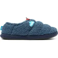Nuvola . Hausschuhe Herren Damen rutschfester Sohle warm gepolstert bequem dunkelblau 34/35 EU - UNCLSHEP