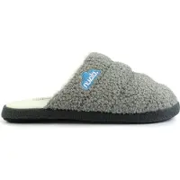 Nuvola . Hausschuhe Herren Damen rutschfester Sohle warm gepolstert bequem grau 42/43 EU - UNZSHEP