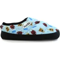 Nuvola . Hausschuhe Herren Damen rutschfester Sohle warm gepolstert bequem blau 46/47 EU - UNCLPR20MSO