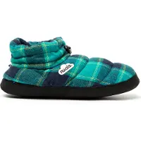 Nuvola . Hausschuhe Herren Damen rutschfester Sohle warm gepolstert bequem türkisblau 32/33 EU - UNBHGSOT