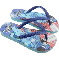 Brasileras Kinder Zehensandalen rutschfester bequem schuhe strand/schwimmbad/stadt blau 31/32 EU - UBP21IRN