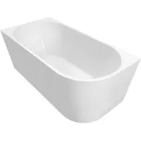 Hak TIBERA L Eckbadewanne 150x75cm, Weiß