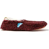 Nuvola . Hausschuhe Herren Damen rutschfester Sohle warm gepolstert bequem granat 42/43 EU - UNP