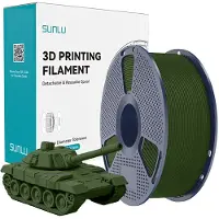 SUNLU PLA+ High-Speed Oliv-Filament – schnelles 1,75-mm-Material für präzise FDM-3D-Drucke