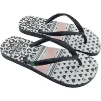 Brasileras Kinder Zehensandalen rutschfester bequem schuhe strand/schwimmbad/stadt schwarz 29/30 EU - UBP21CTY