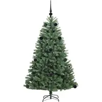 vidaXL Künstlicher klappbarer Weihnachtsbaum Grün 150 cm