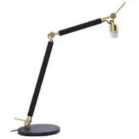 Azzardo AZ4188 Tischleuchte Zyta S Table BK/GO, Lampenkörper schwarz/gold